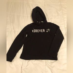 Forever 21 black hoodie, size small G